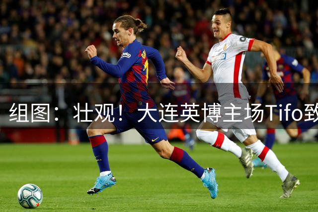 组图：壮观！大连英博主场Tifo致敬斯坦丘